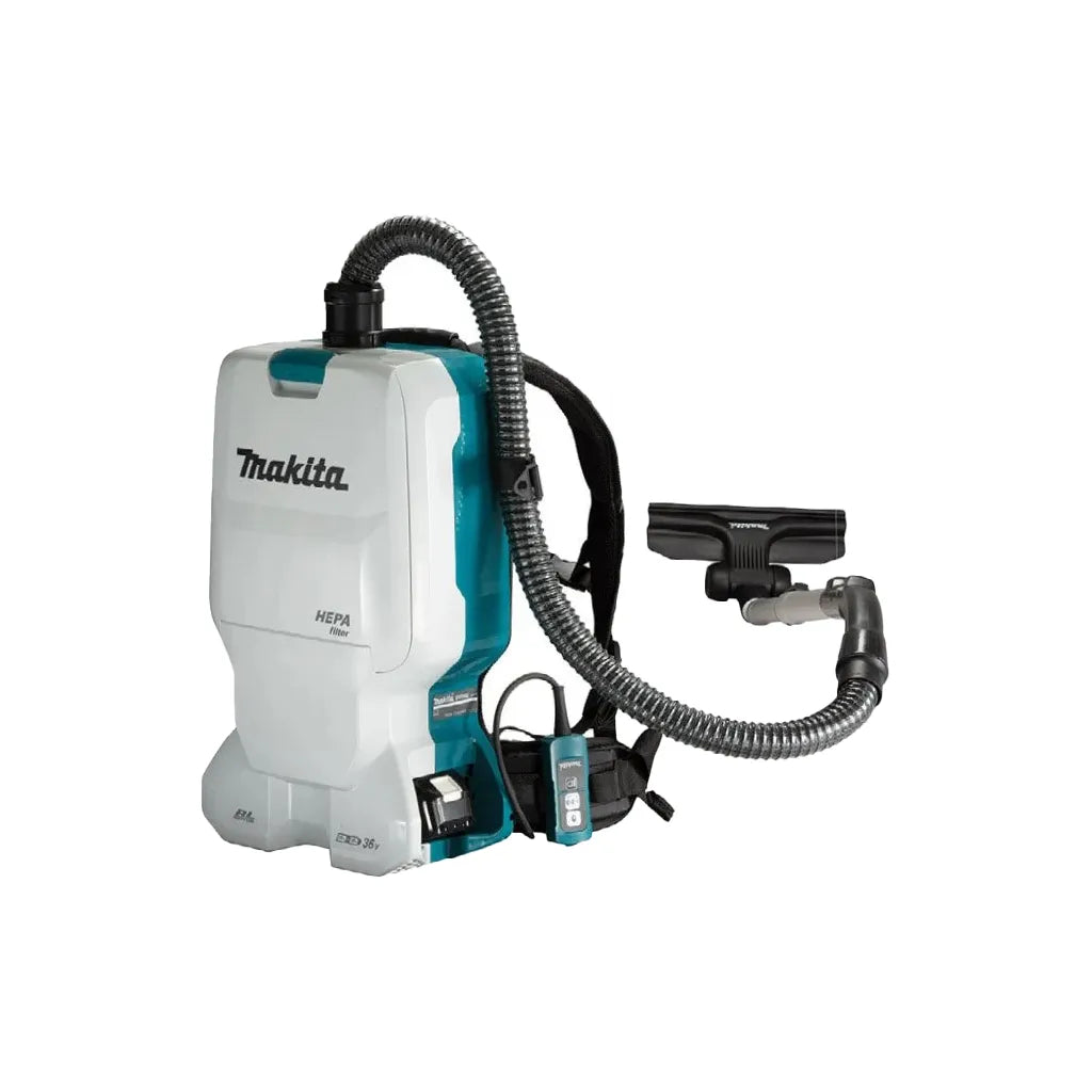 Makita DVC660PT2 18Vx2 LXT Bagged Cordless Commercial Backpack Vacuum Cleaner Kit (6.0 L)
