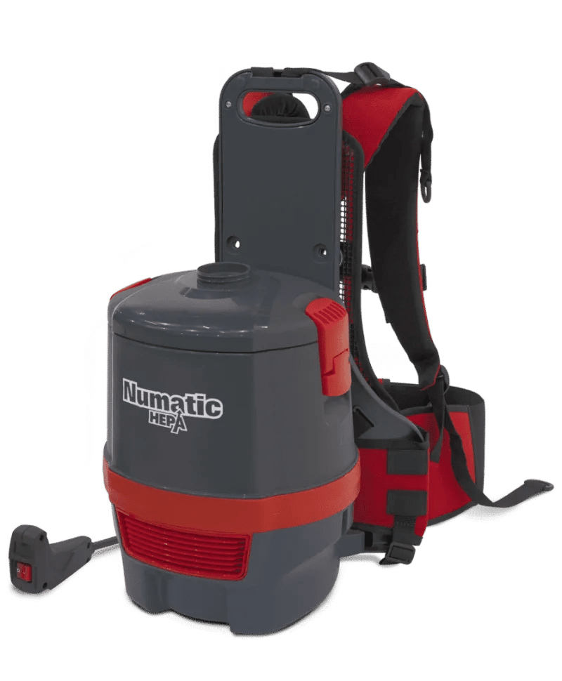 Numatic RSV150H HEPA Bagged Commercial Backpack Vacuum Cleaner - With Combination Floor Tool Kit