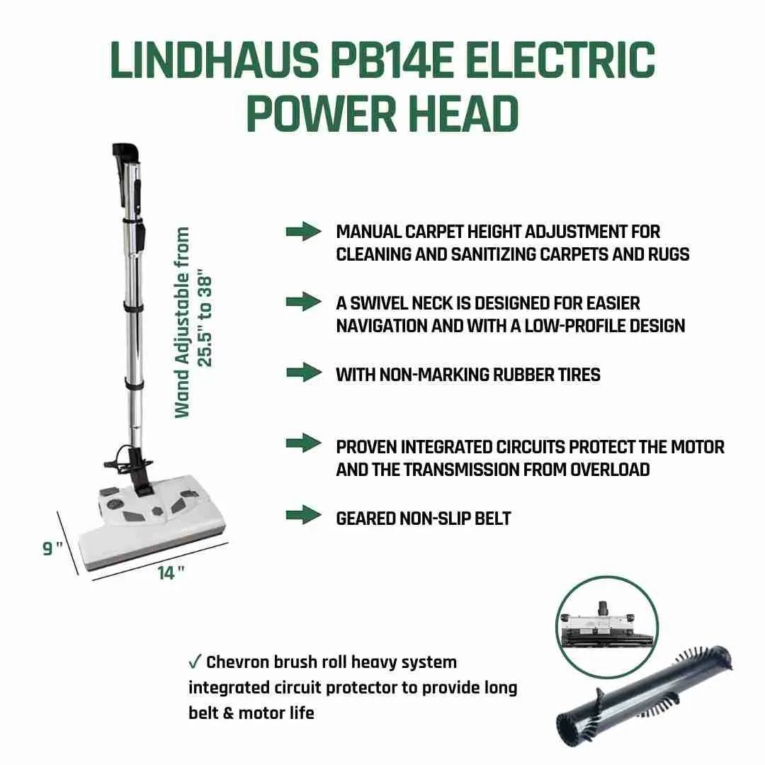 VS Lindhaus Electric Central Vacuum Accessory Cleaning Kit