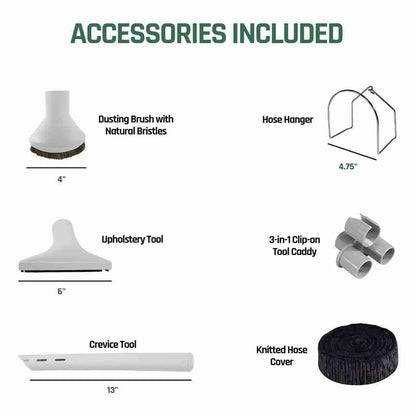 VS RELIABLE PN11 Electric Central Vacuum Accessory Cleaning Kit